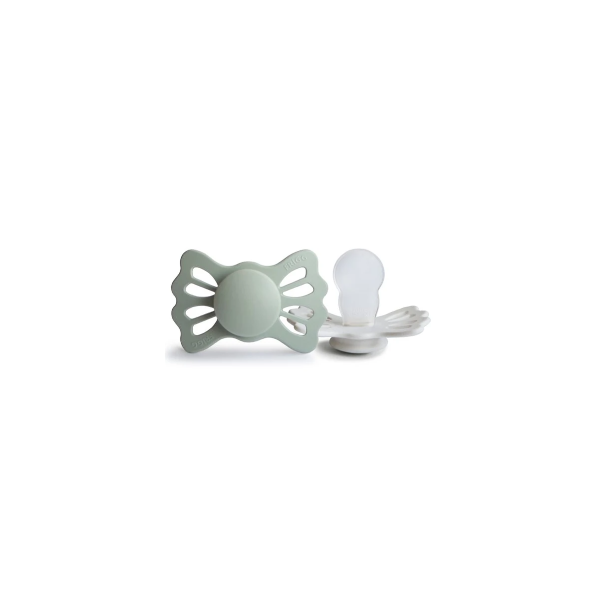 FRIGG Lucky Smoczek symetryczny 2-pak silikon 6-18m Sage / Silver