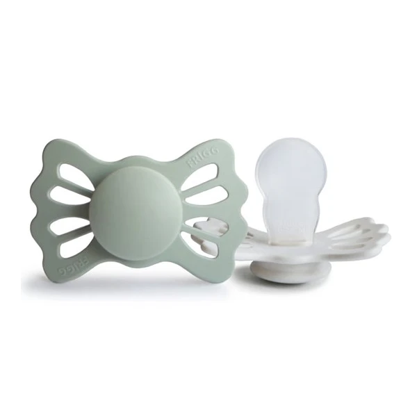 FRIGG Lucky Smoczek symetryczny 2-pak silikon 6-18m Sage / Silver