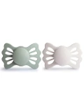 FRIGG Lucky Smoczek symetryczny 2-pak silikon 6-18m Sage / Silver