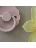 FRIGG Daisy Smoczek uspokajający 2-pak silikon 6-18m Blush / Crea
