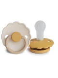 FRIGG Daisy Smoczek uspokajający 2-pak silikon 6-18m Chamomile /