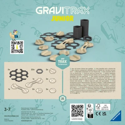 GraviTrax Junior Zestaw Uzupełniający Tory 35el.