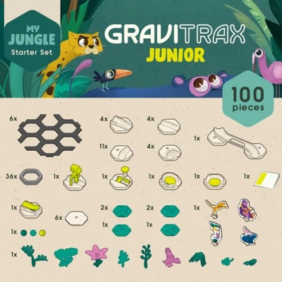 GraviTrax Junior Zestaw Startowy L Dżungla Jungle 100el.