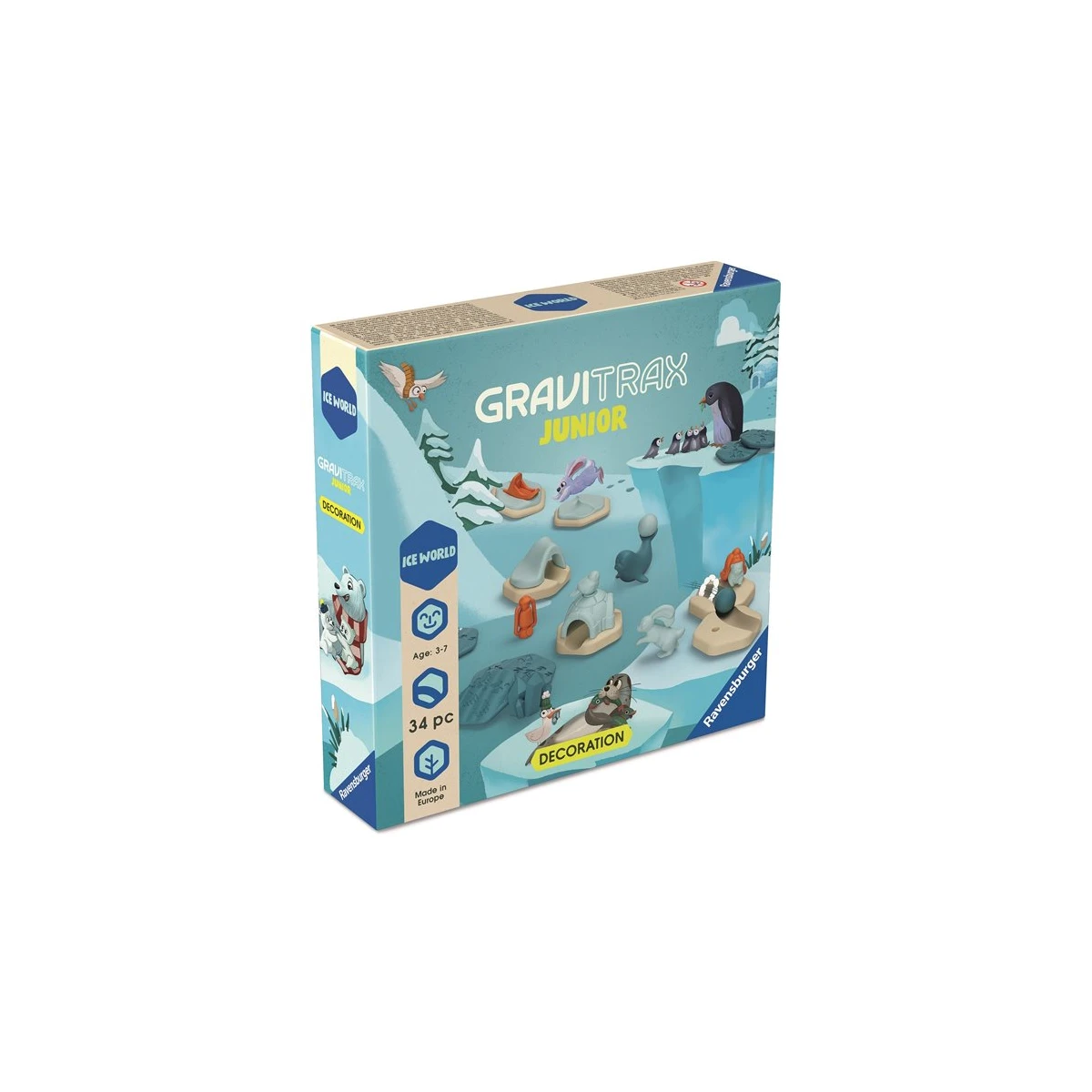 GraviTrax Junior Zestaw Uzupełniający Lodowa Przygoda 34el.
