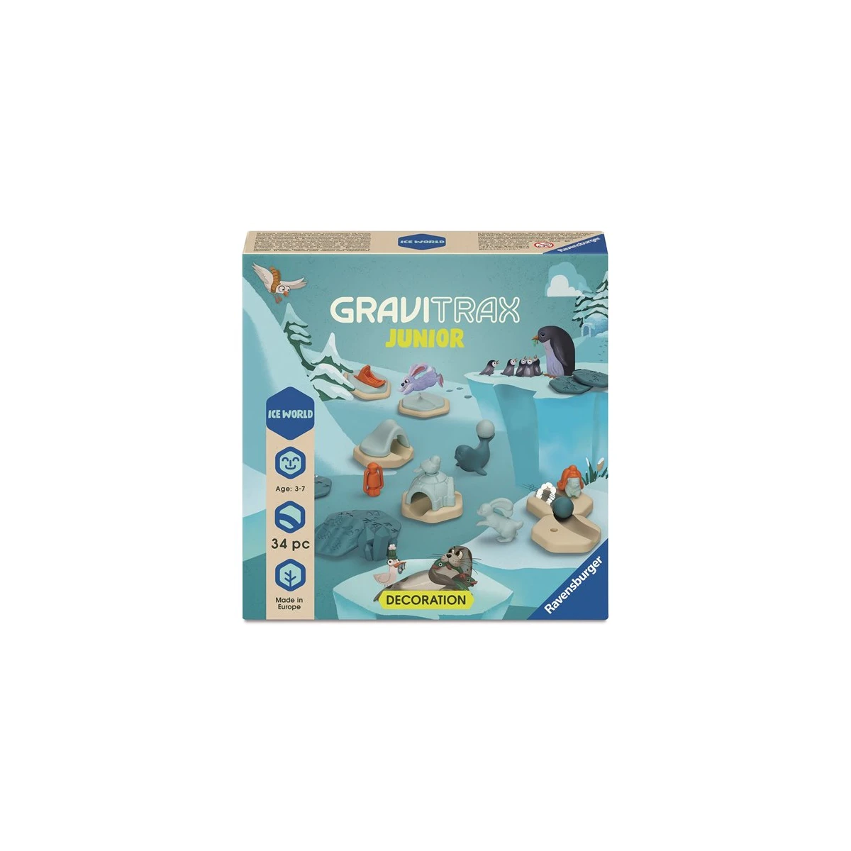 GraviTrax Junior Zestaw Uzupełniający Lodowa Przygoda 34el.