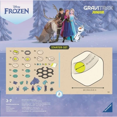 GraviTrax Junior Zestaw Startowy Kraina Lodu Frozen 71el.