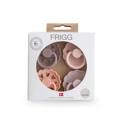 FRIGG Smoczki uspokajające zestaw 4 szt. silikon 6-18m Sunset Bli