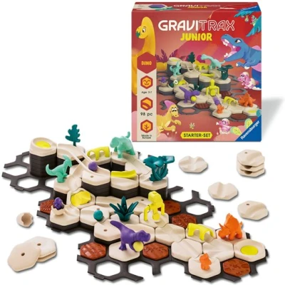 GraviTrax Junior Zestaw Startowy z Dinozaurami L Dino 98el.