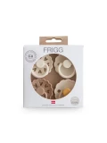 FRIGG Smoczki uspokajające zestaw 4 szt. silikon 0-6m Snowflake D