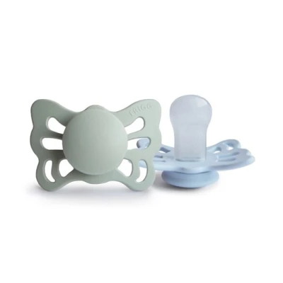 FRIGG Butterfly Smoczek anatomiczny 2-pak silikon 0-6m Sage / Pow