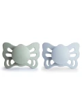 FRIGG Butterfly Smoczek anatomiczny 2-pak silikon 0-6m Sage / Pow