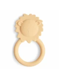 Mushie Gryzak Silikonowy Lew Soft Yellow