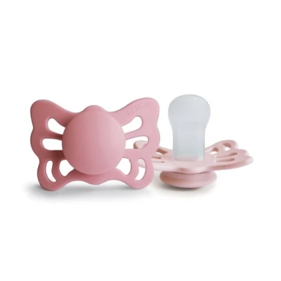 FRIGG Butterfly Smoczek anatomiczny 2-pak silikon 0-6m Cedar / Ba
