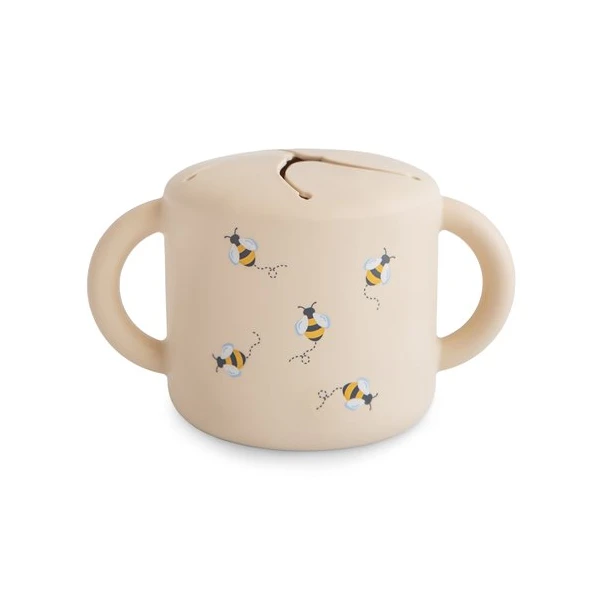 Mushie Kubek na Przekąski dla Dzieci 400 ml Bees