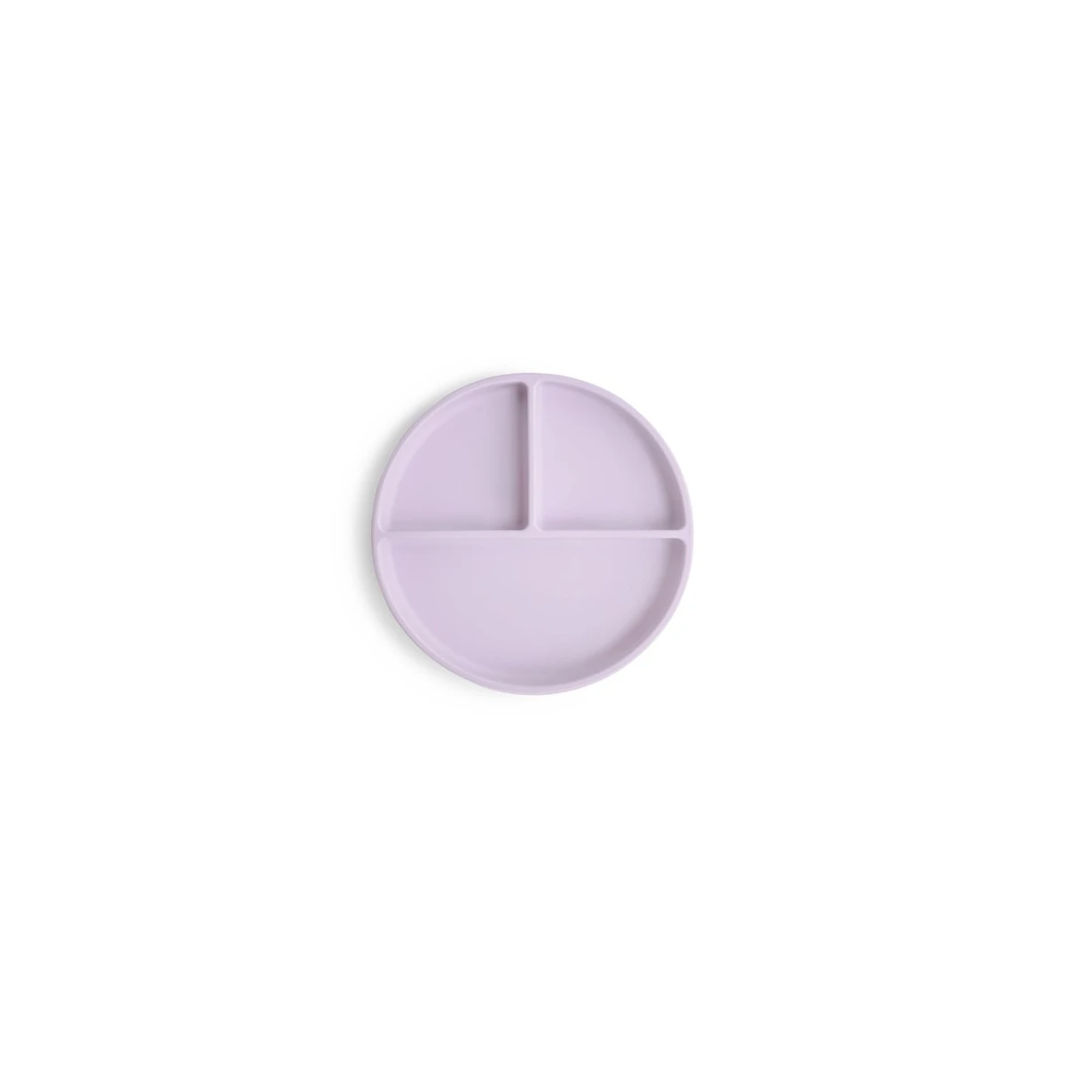 Mushie Silikonowy Talerzyk Dzielony dla Dziecka Soft Lilac