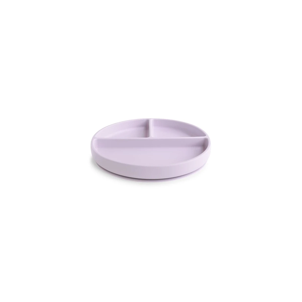 Mushie Silikonowy Talerzyk Dzielony dla Dziecka Soft Lilac
