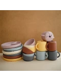 Mushie Silikonowa Miseczka dla Dziecka Soft Lilac