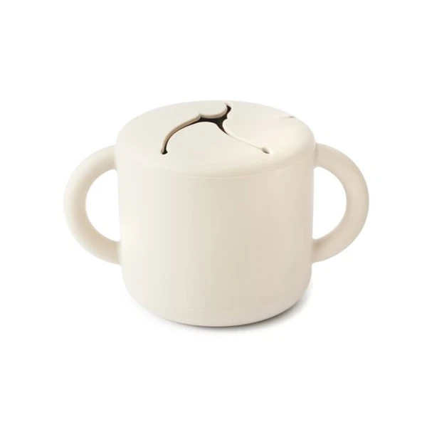 Mushie Kubek na Przekąski dla Dzieci 400 ml Ivory