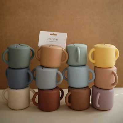 Mushie Kubek na Przekąski dla Dzieci 400 ml Ivory