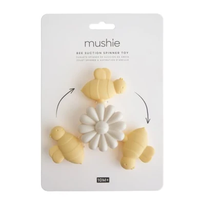 Mushie Zabawka z Przyssawką Spinner dla Niemowlaka Bees