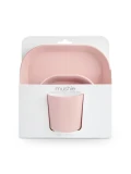 Mushie Zestaw Naczyń dla Dziecka Square Blush