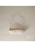 Mushie Śliniak Silikonowy Bows
