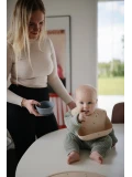 Mushie Śliniak Silikonowy Bees