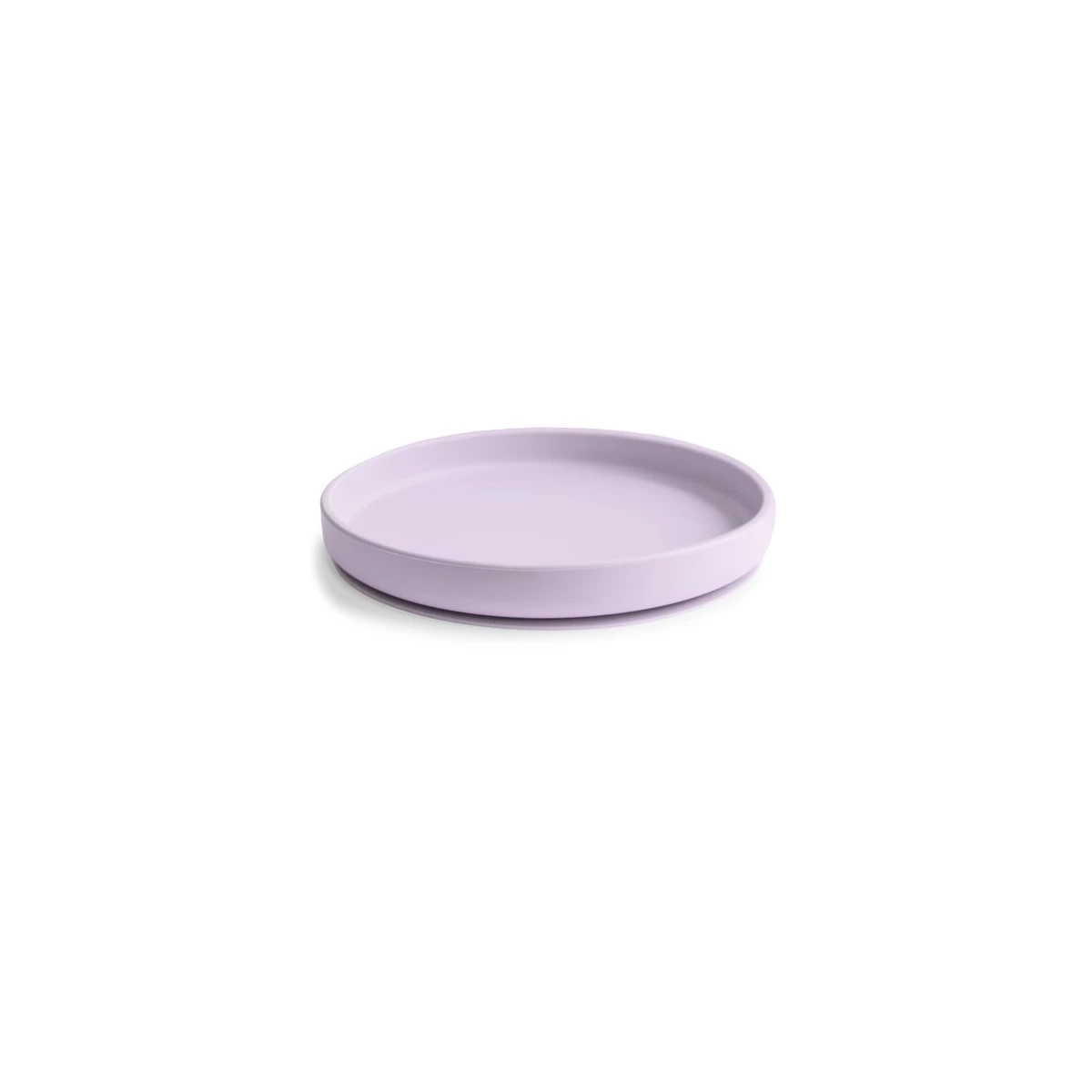 Mushie Silikonowy Talerzyk dla Dziecka z Przyssawką Soft Lilac