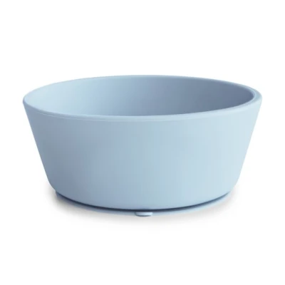 Mushie Silikonowa Miseczka dla Dziecka Powder Blue