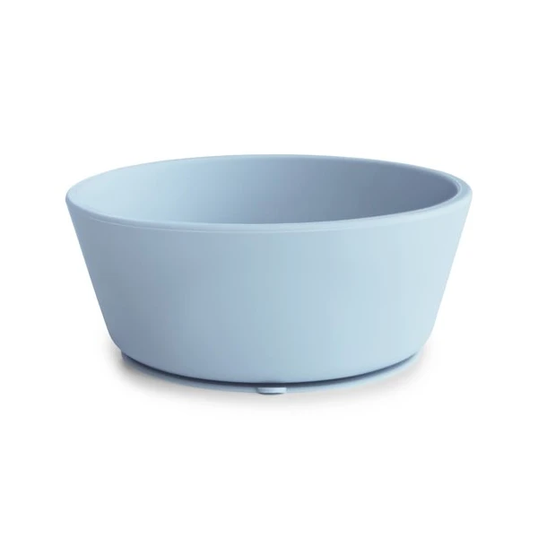 Mushie Silikonowa Miseczka dla Dziecka Powder Blue