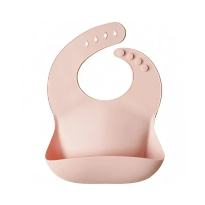 Mushie Śliniak Silikonowy Blush