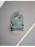 Mushie Śliniak Silikonowy Cambridge Blue