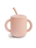 Mushie Kubek ze słomką 175 ml Blush