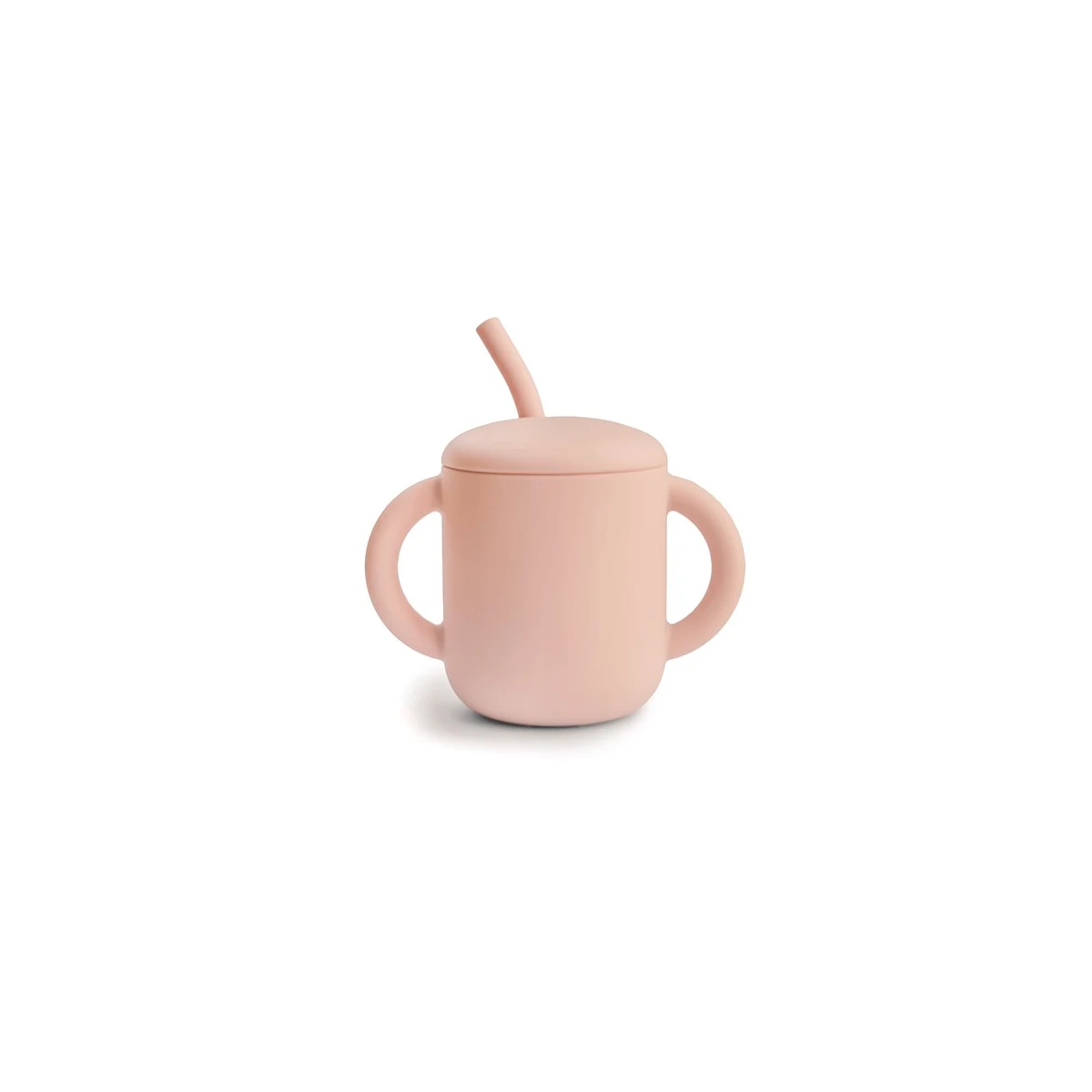 Mushie Kubek ze słomką 175 ml Blush