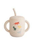 Mushie Kubek ze słomką 175 ml Dino