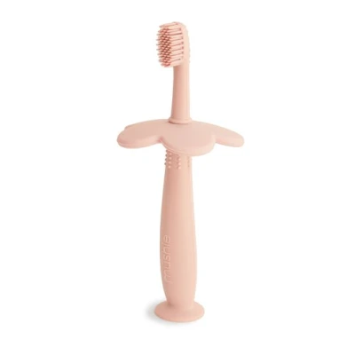 Mushie Szczoteczka do Zębów dla Niemowląt Flower Blush