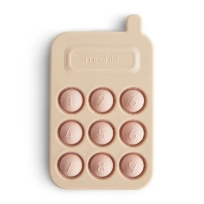 Mushie Zabawka sensoryczna Telefon Pop It Blush