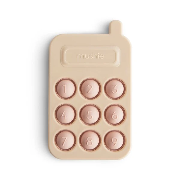 Mushie Zabawka sensoryczna Telefon Pop It Blush