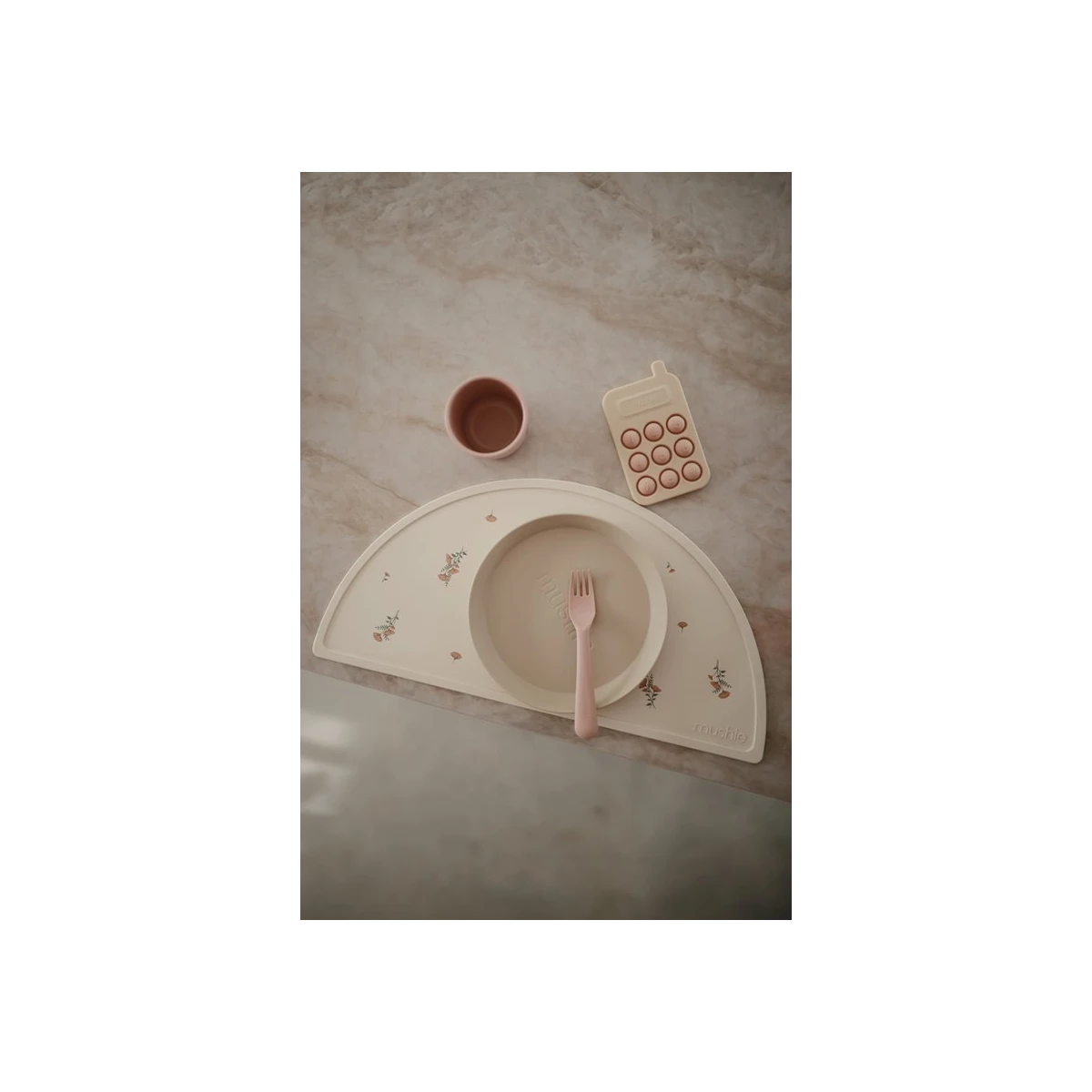 Mushie Zabawka sensoryczna Telefon Pop It Blush