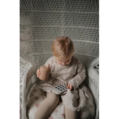 Mushie Zabawka sensoryczna Telefon Pop It Cambridge Blue