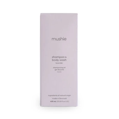 Mushie Szampon i żel do mycia ciała dla niemowląt Lavender 400 ml