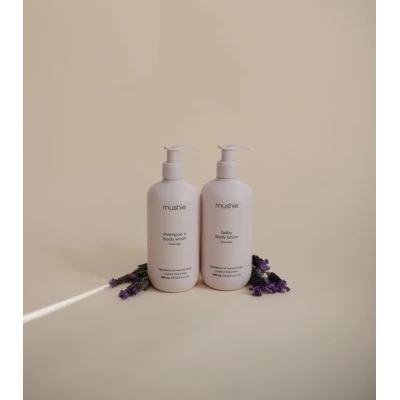 Mushie Szampon i żel do mycia ciała dla niemowląt Lavender 400 ml
