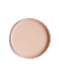 Mushie Silikonowy Talerzyk dla Dziecka z Przyssawką Blush