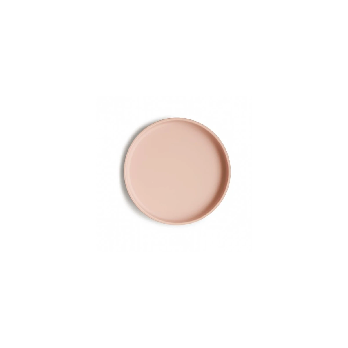 Mushie Silikonowy Talerzyk dla Dziecka z Przyssawką Blush
