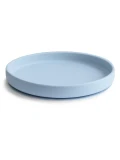Mushie Silikonowy Talerzyk dla Dziecka z Przyssawką Powder Blue