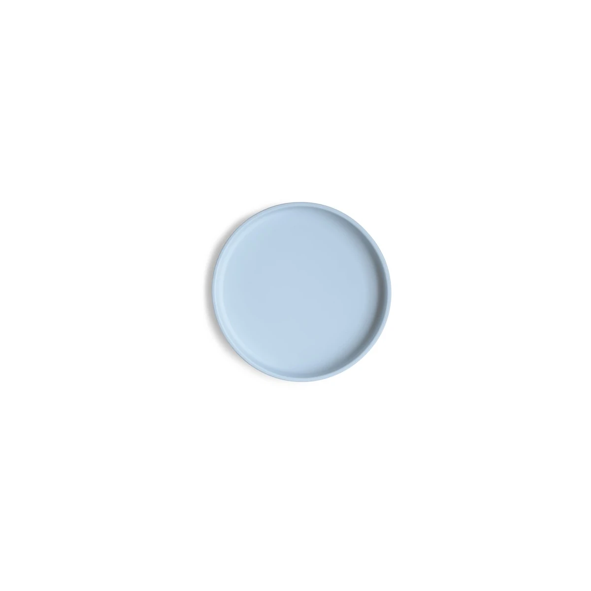 Mushie Silikonowy Talerzyk dla Dziecka z Przyssawką Powder Blue