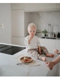 Mushie Silikonowy Talerzyk Dzielony dla Dziecka Natural