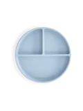 Mushie Silikonowy Talerzyk Dzielony dla Dziecka Powder Blue