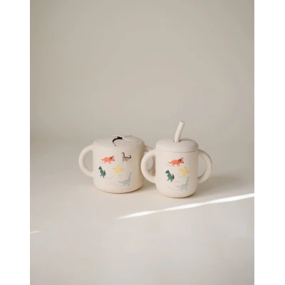 Mushie Kubek na Przekąski dla Dzieci 400 ml Dino