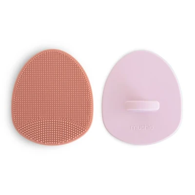 Mushie Szczotka na Ciemieniuchę dla Niemowląt Rose / Soft Lilac